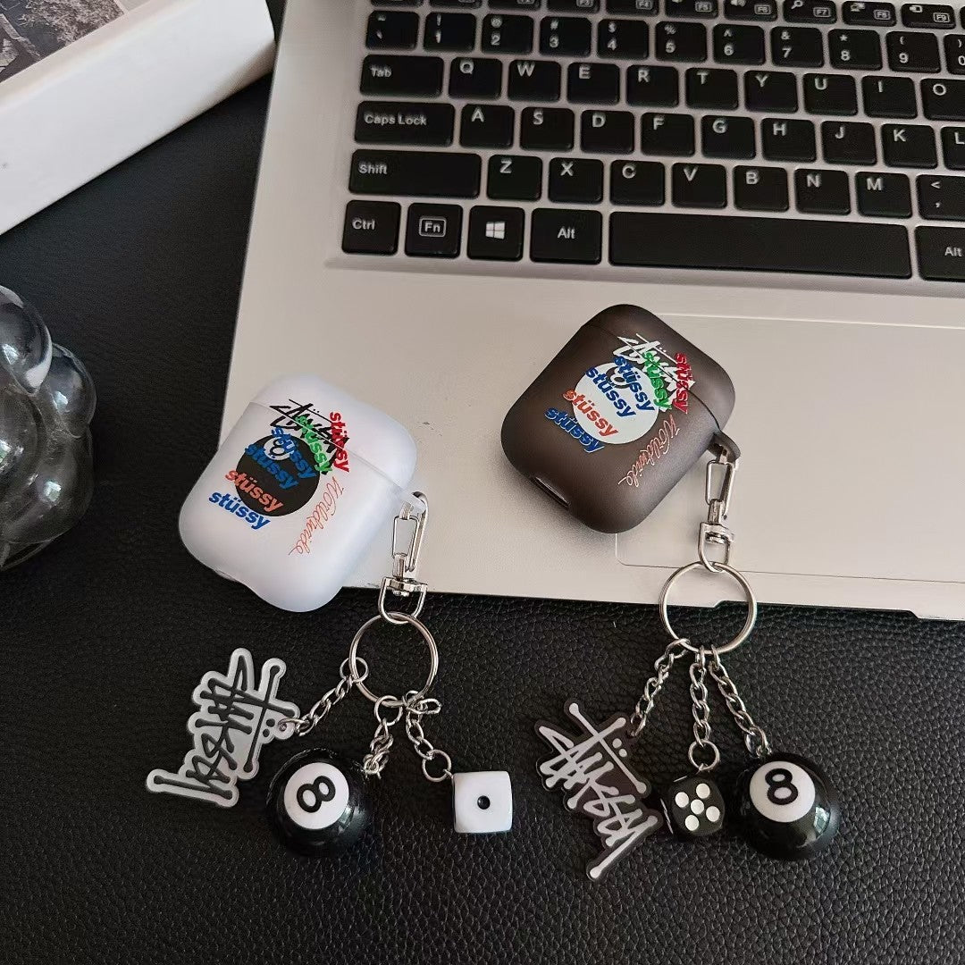 Multiple Logo Eightball AirPod Case