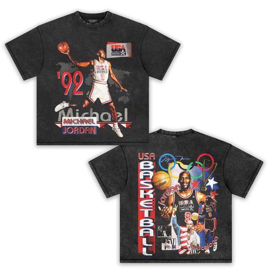 1992 TEAM USA & JORDAN V2 TEE