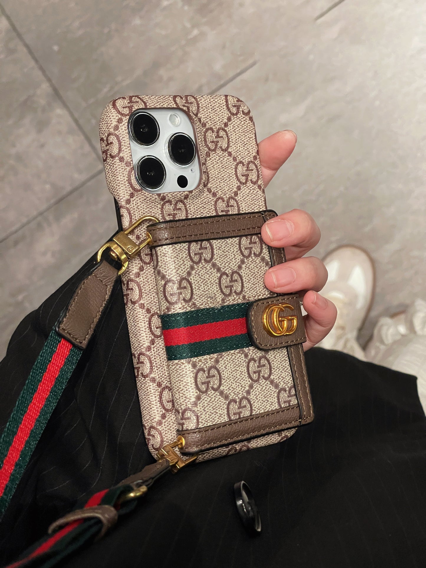GG Card Bag iPhone Case