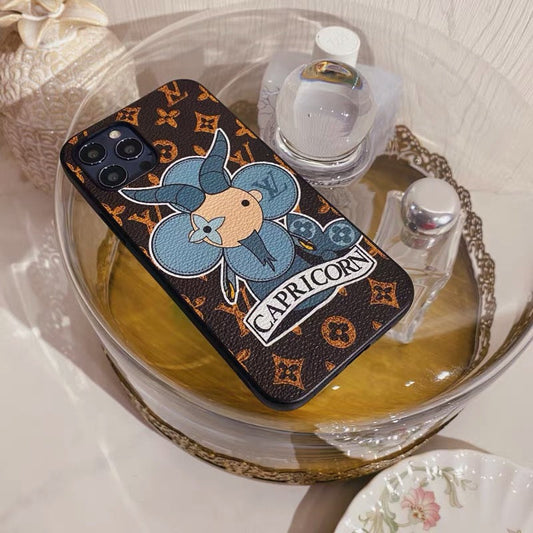Capricorn Love Painted iPhone Case Custom made