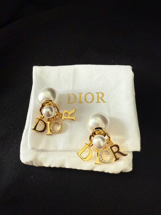 D!0r pearl earring earrings