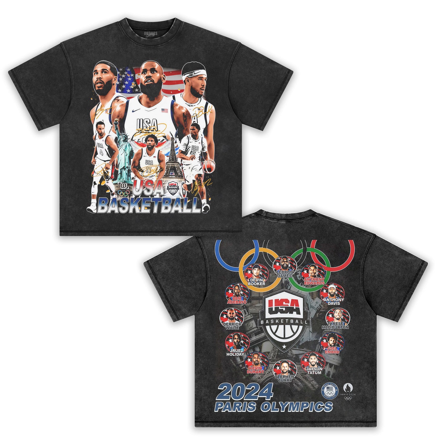 2024 USA TEAM VINTAGE TEE