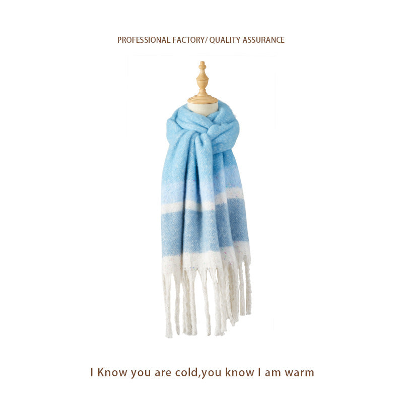 Warmth Without the Bulk — Your Everyday Mohair Winter Scarf