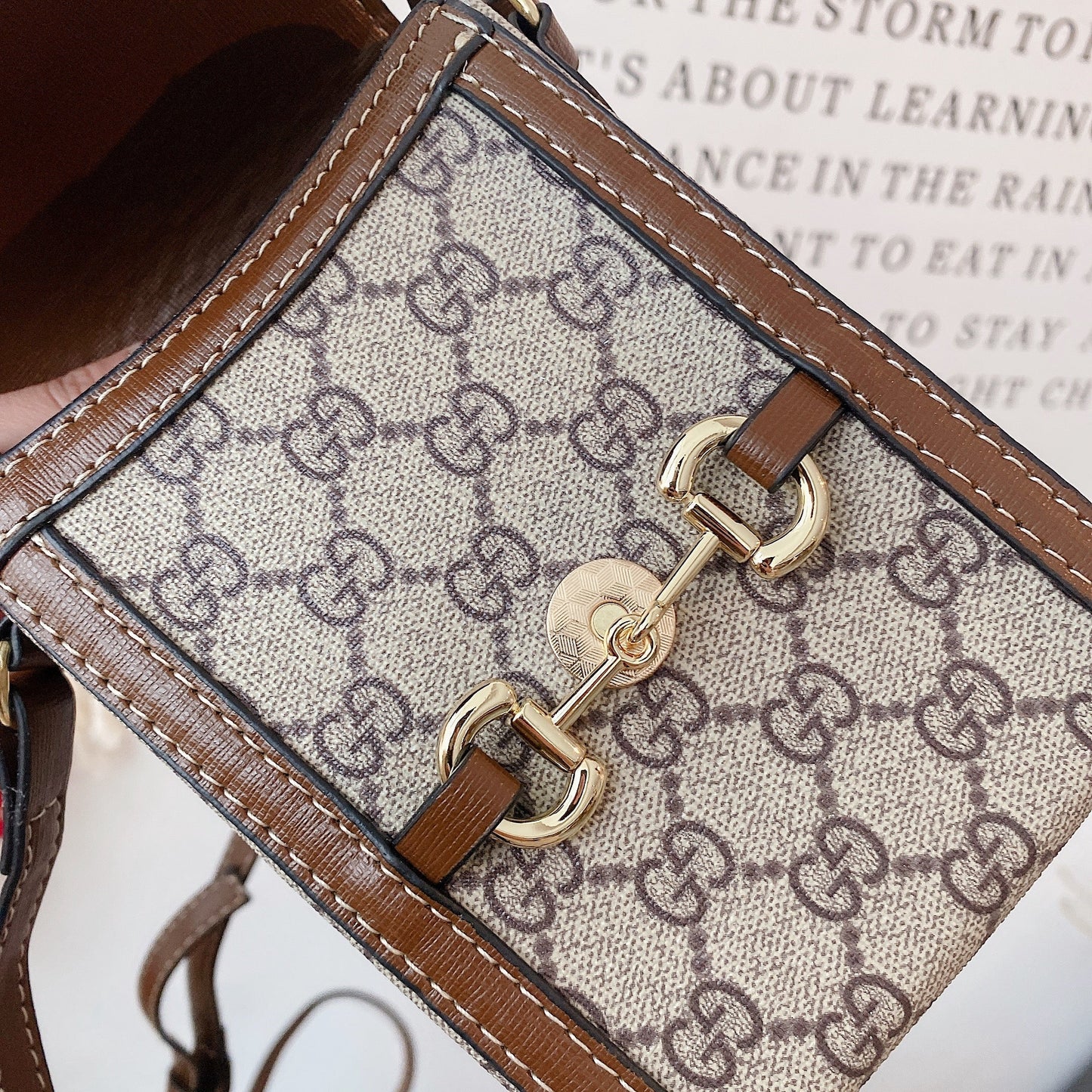 GG Crossbody Leather Bag