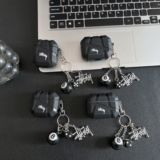 Black Logo  style charm AirPod Case