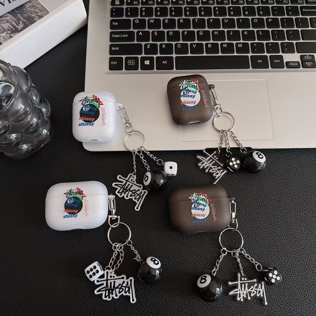 Multiple Logo Eightball AirPod Case