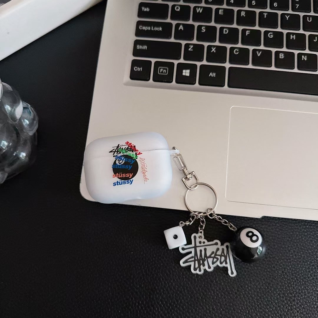 Multiple Logo Eightball AirPod Case