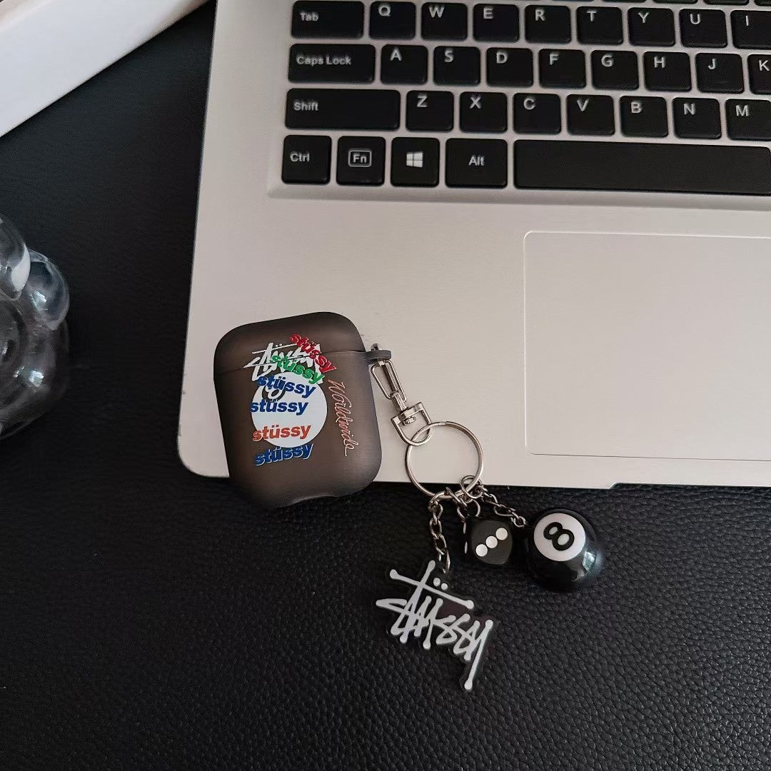 Multiple Logo Eightball AirPod Case