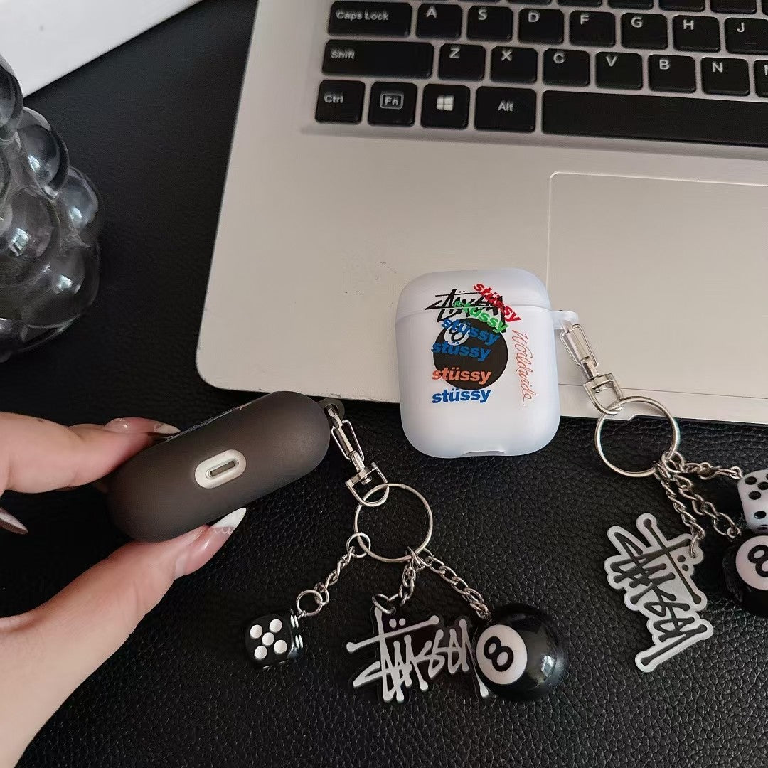 Multiple Logo Eightball AirPod Case