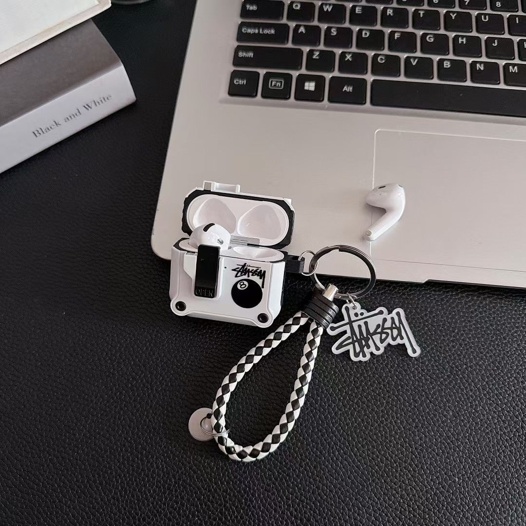 Streetwear Rugged AirPod Case with Braided Loop Strap