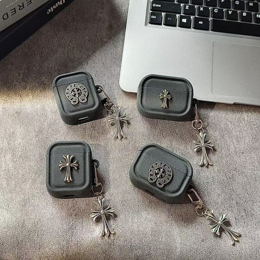 Cross Design  AirPod Case with Charm
