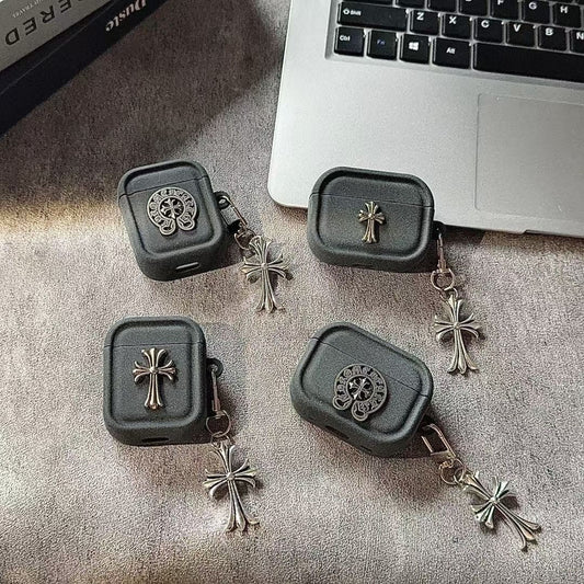 Cross Design  AirPod Case with Charm