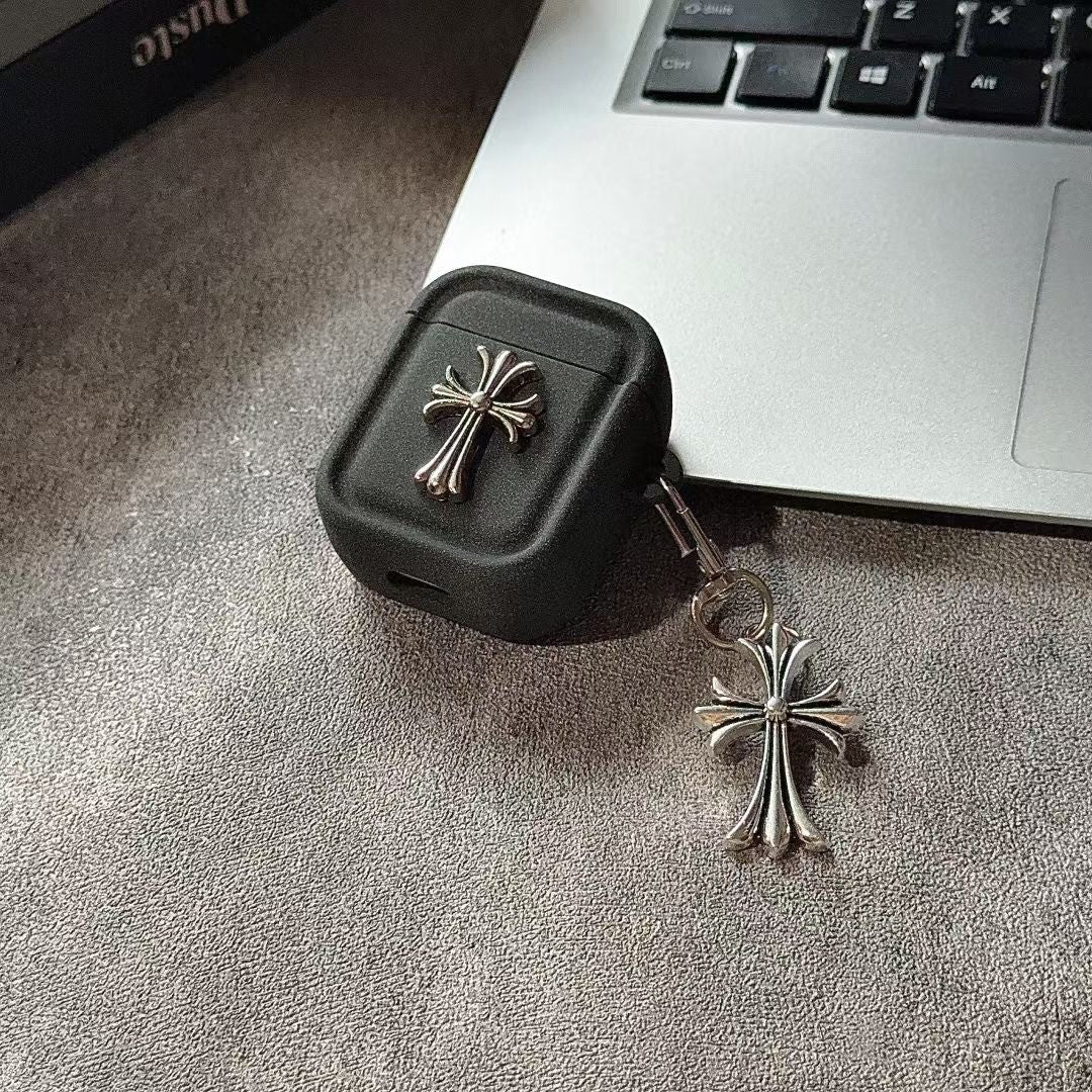 Cross Design  AirPod Case with Charm