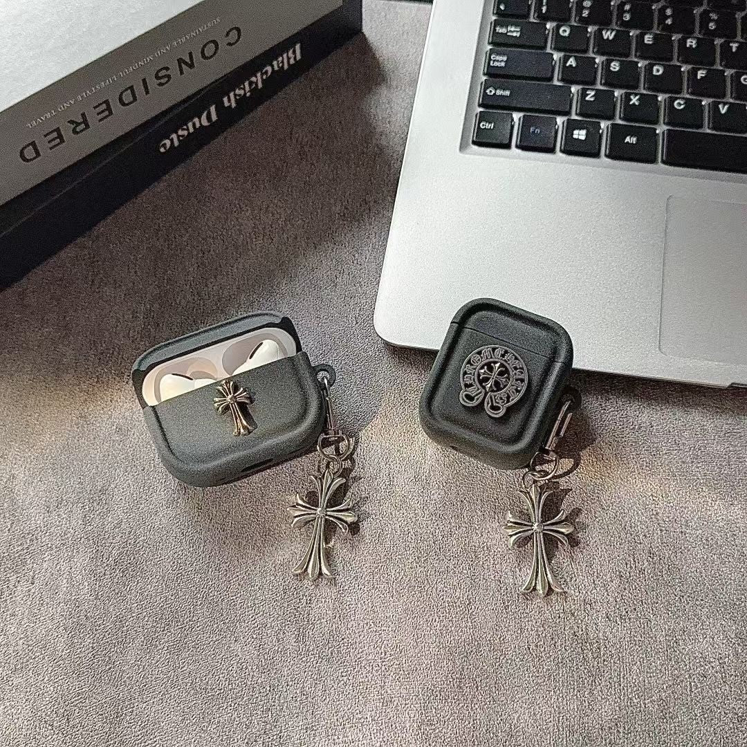 Cross Design  AirPod Case with Charm
