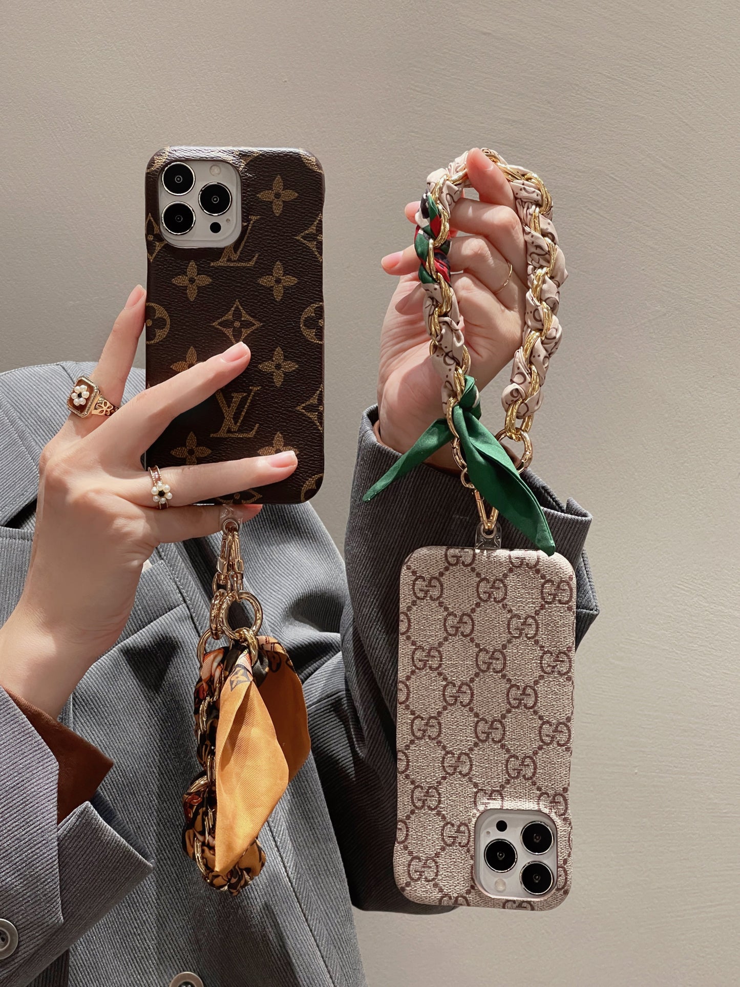Lou Silk Wristband iPhone Case