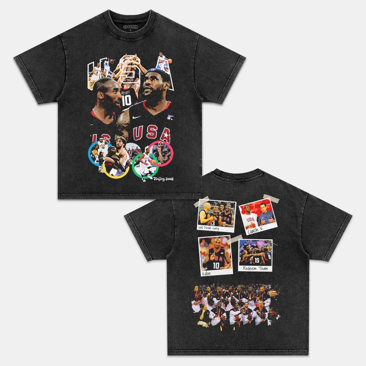 2008 USA TEAM VINTAGE TEE 4D