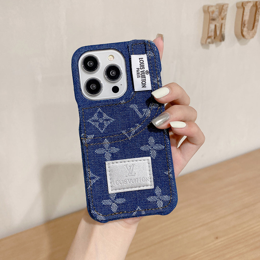 Lou Jeans Pattern iPhone Case