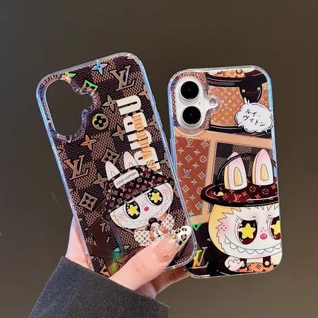 Monogram Cartoon Drip iPhone Case