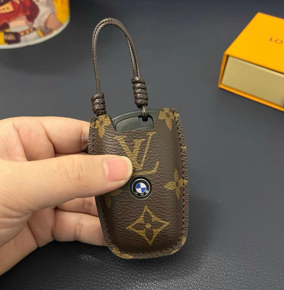 Luxury Leather Smart Key Cover – Designed for Audi, BMW, Benz & VW 🚗✨