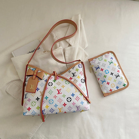 Monogram Cross-Strap Shoulder Bag
