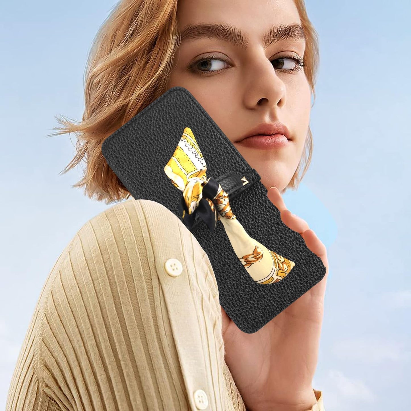 Samsung Luxury Leather Galaxy Z Flip 5/4 Case