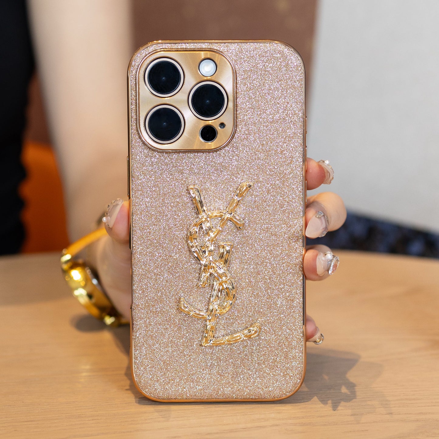 Elegant Letter x Premium Shine Series iPhone Case