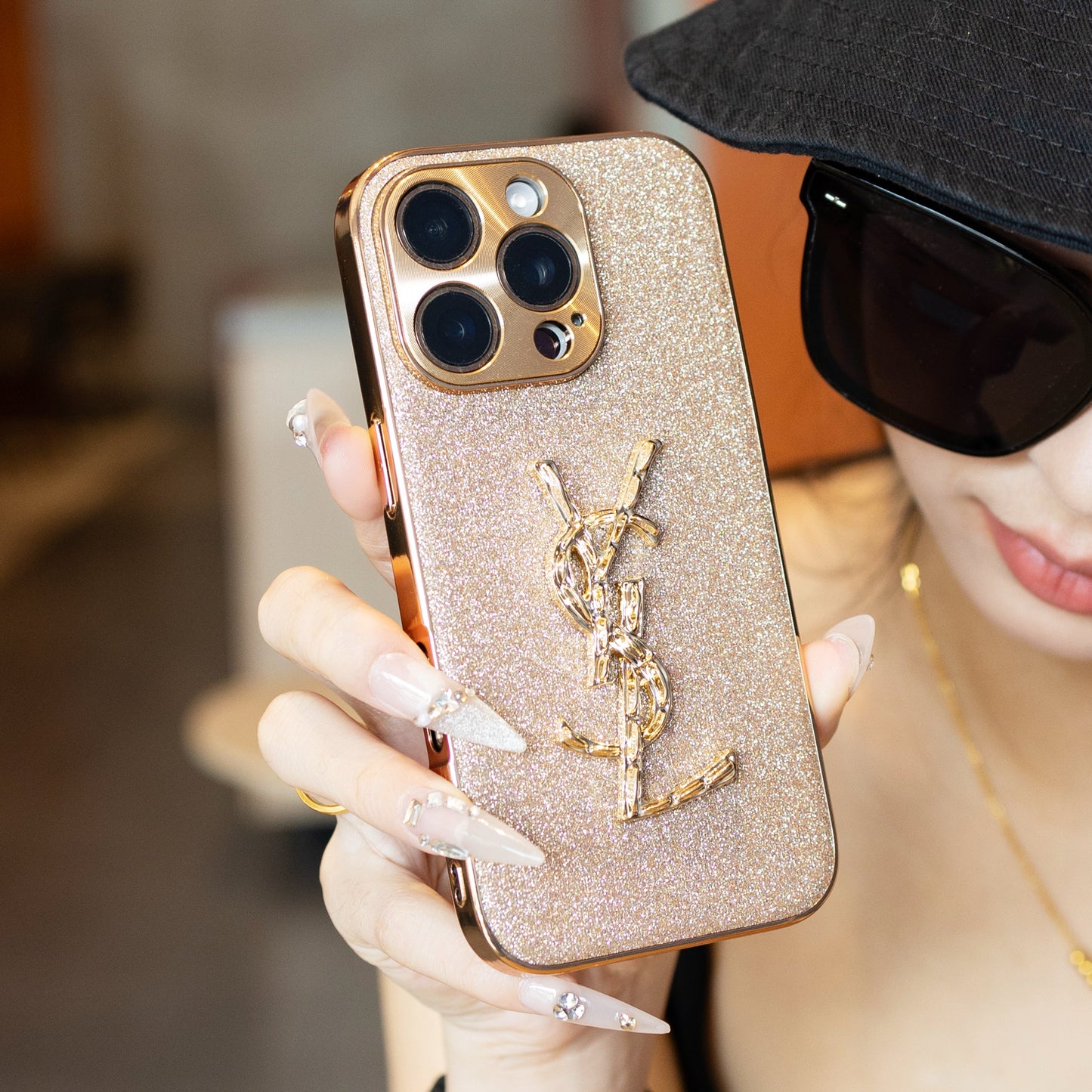 Elegant Letter x Premium Shine Series iPhone Case