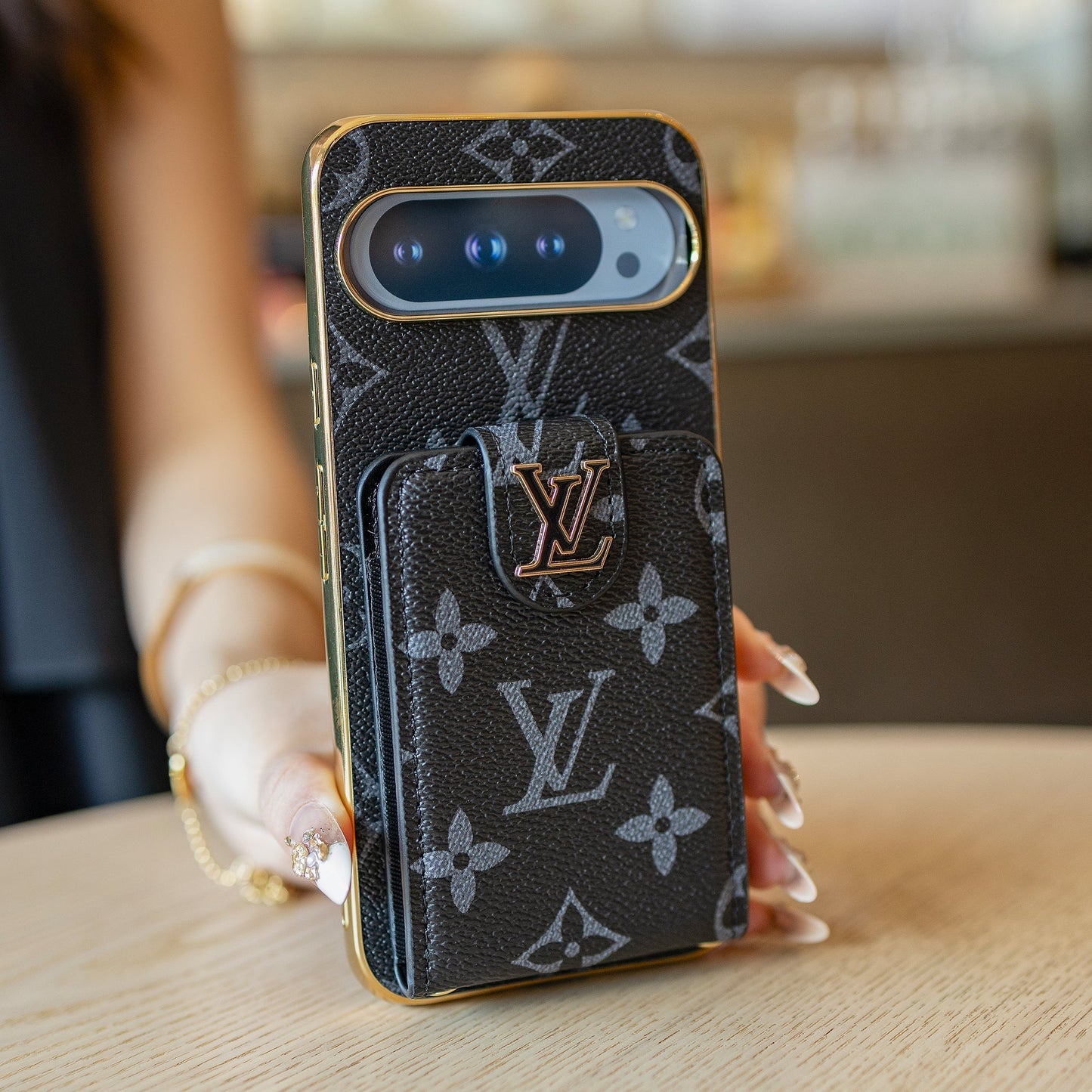 Luxury lanyard Google Pixel phone case