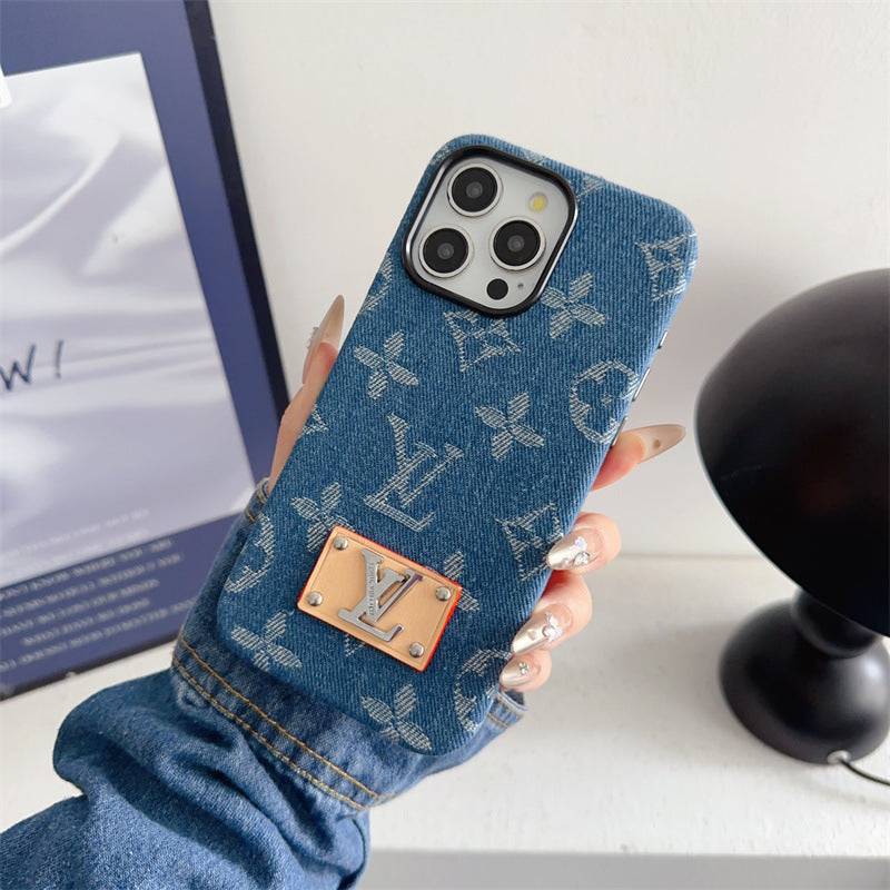 Luxury - Style Crossbody Magnetic Card - Holder iPhone Case