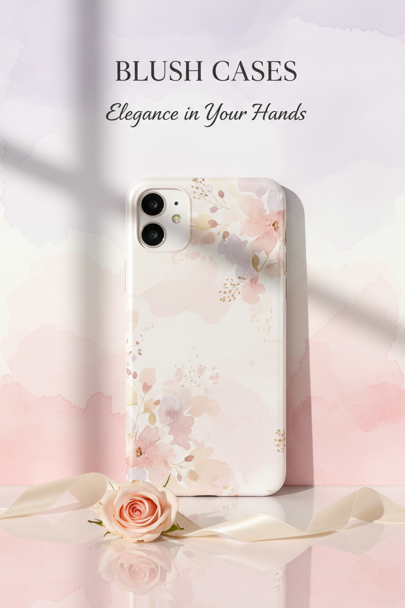 请帮我生成一个适合手机壳的介绍海报 风格要温柔一点