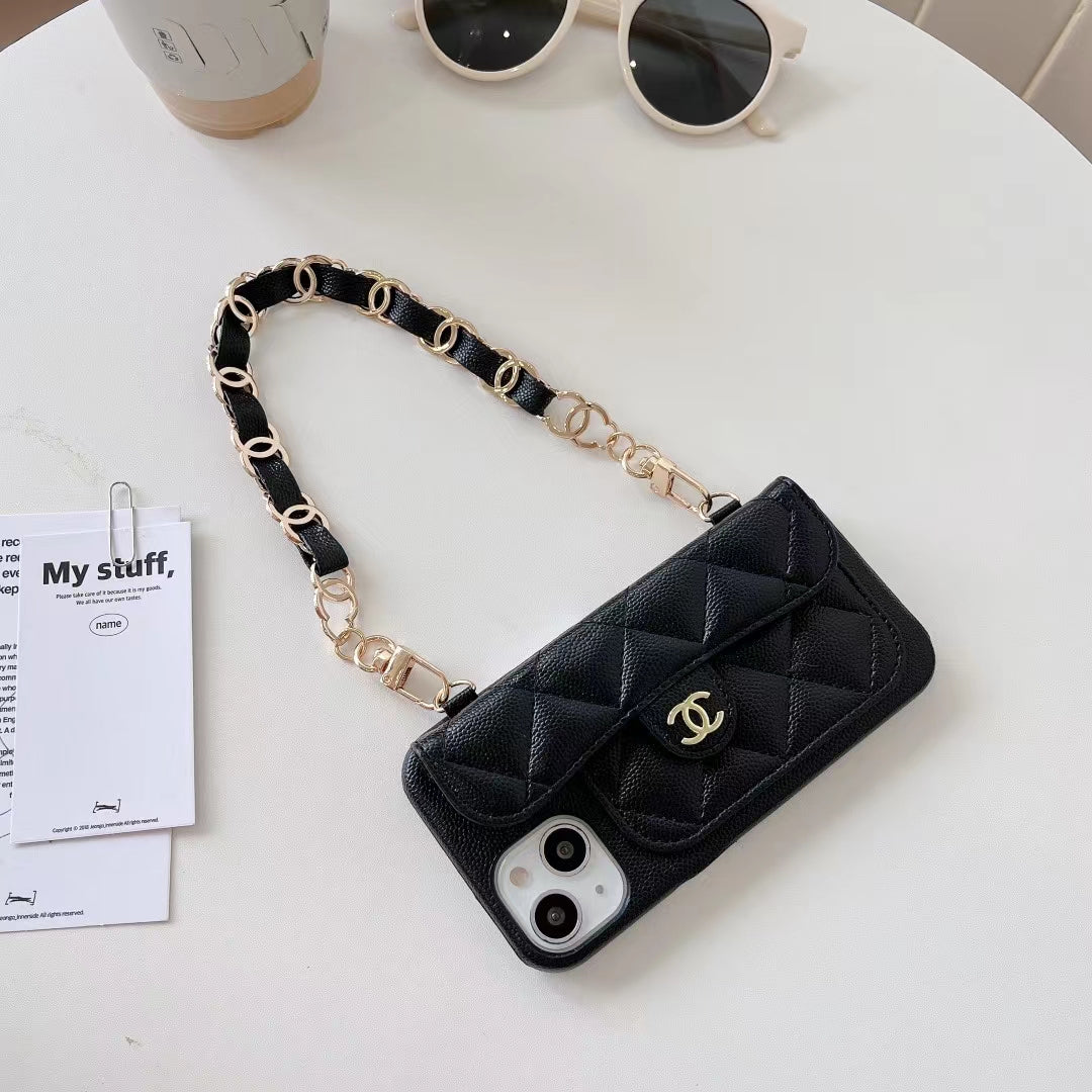 CN Pastel iPhone Cases Bag With Strap