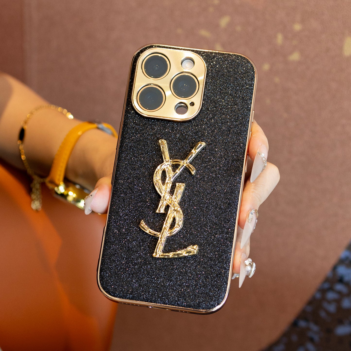 Elegant Letter x Premium Shine Series iPhone Case