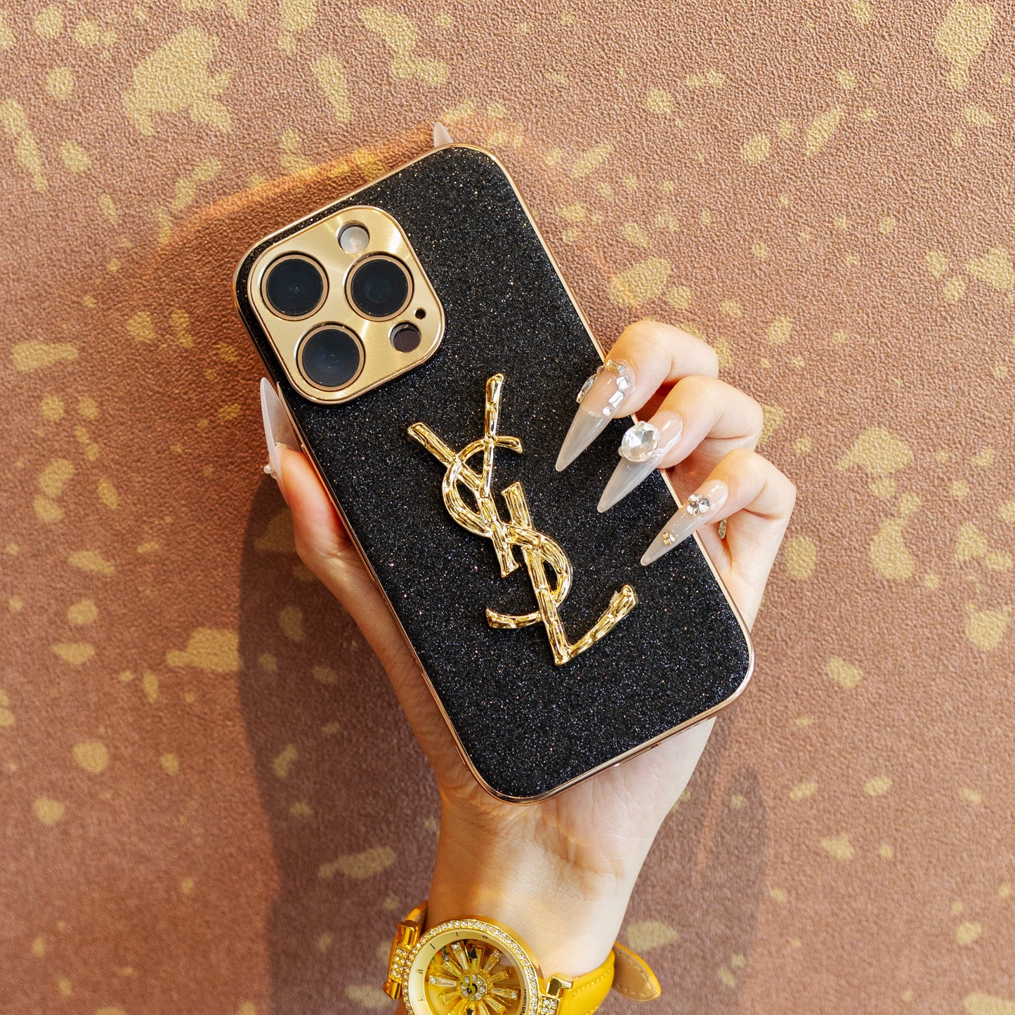 Elegant Letter x Premium Shine Series iPhone Case