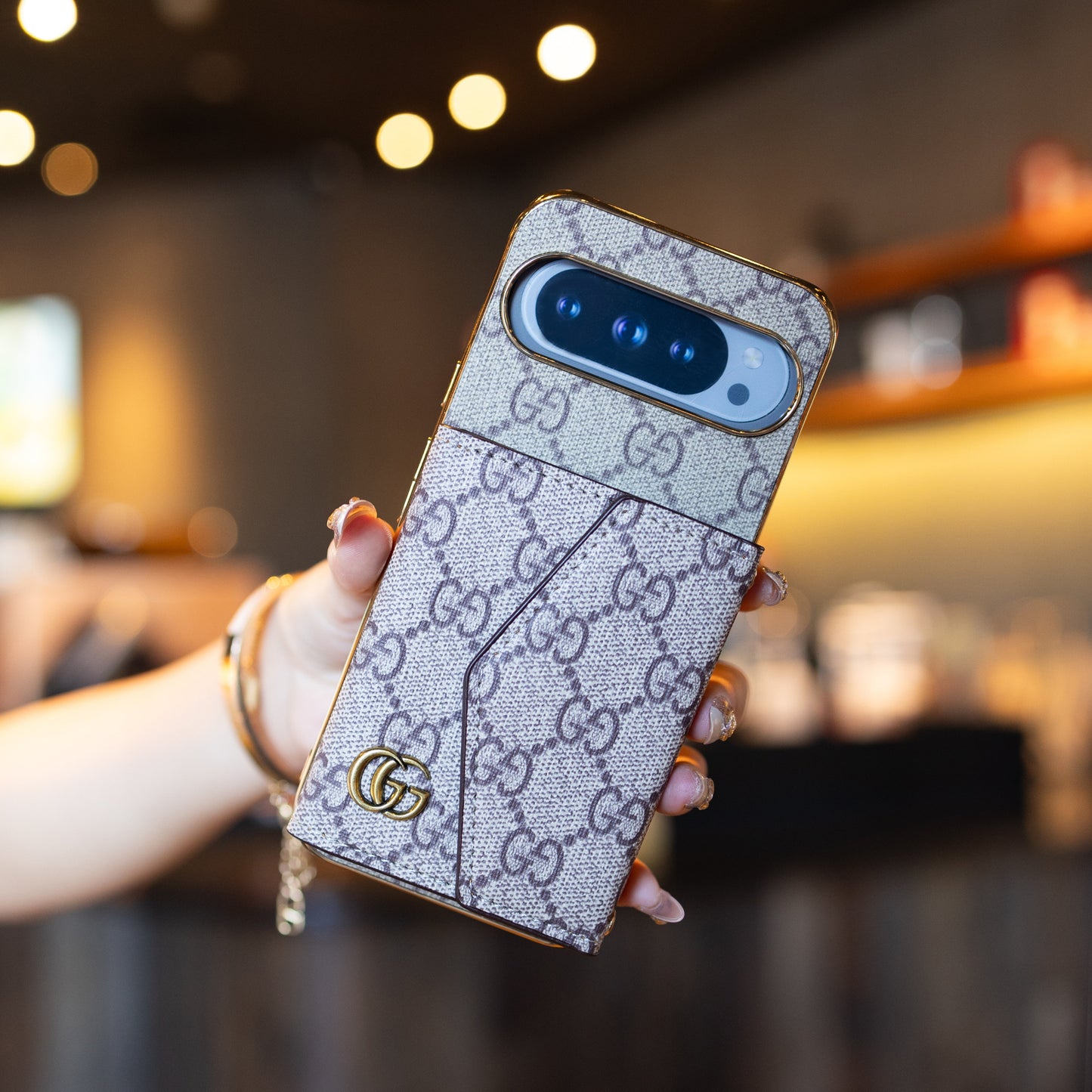 Luxury Card Holder Style Google Pixel phone case