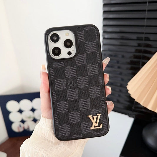Lou Black & White iPhone Case