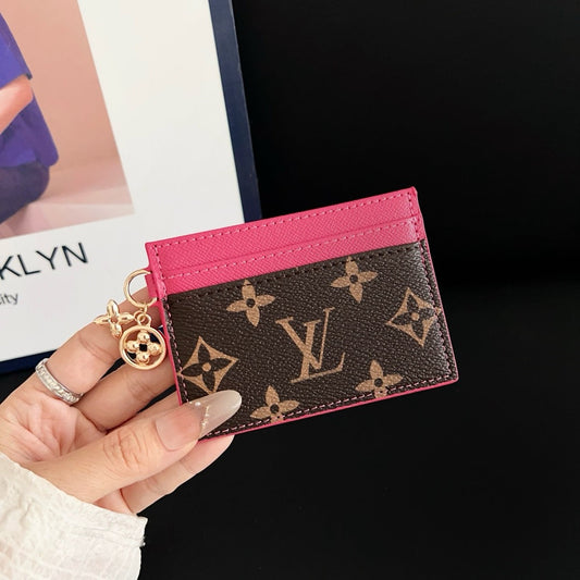 Luxury Elegant Multi-Color Leather Card Holder