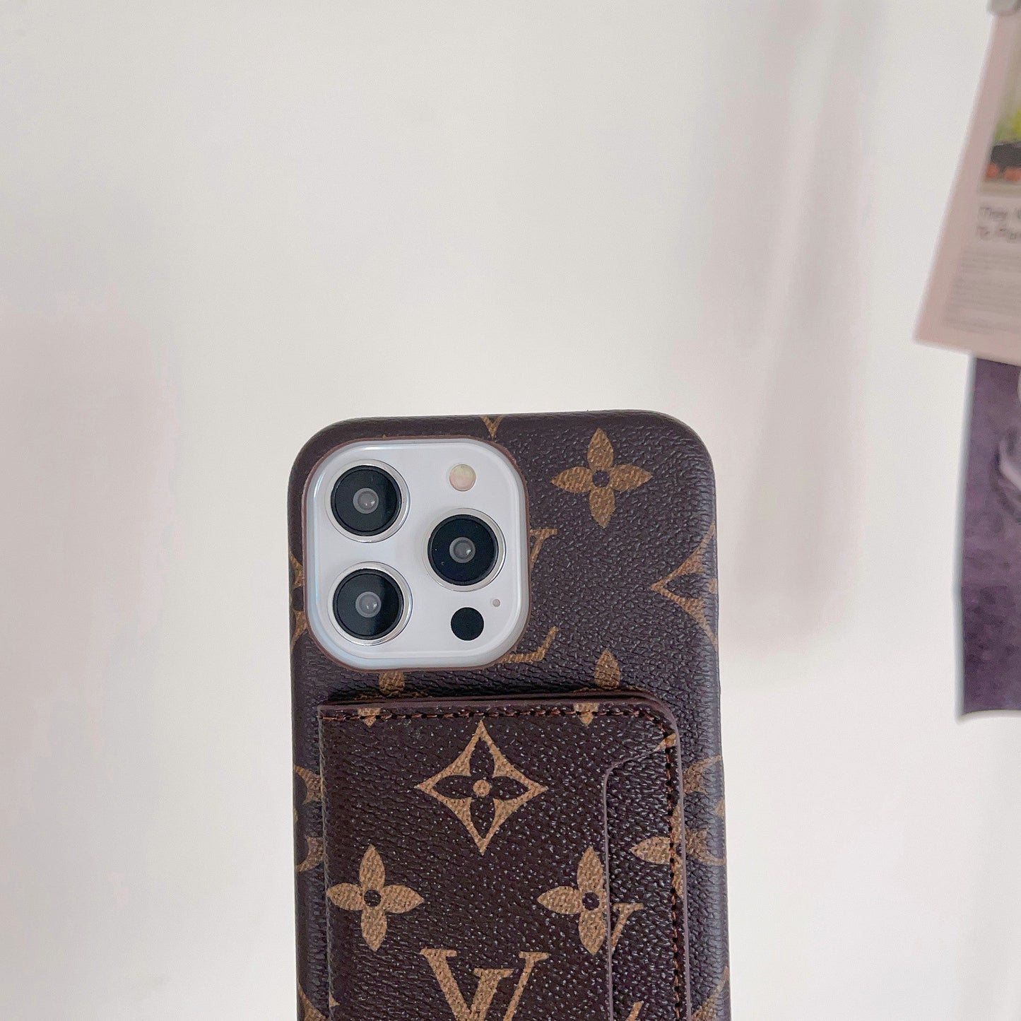 Lou Card Holder iPhone Case