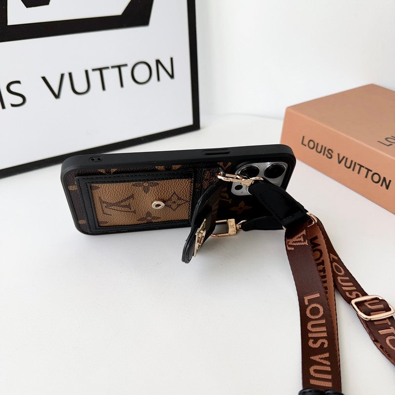 Lou Card Holder Crossbody iPhone Case