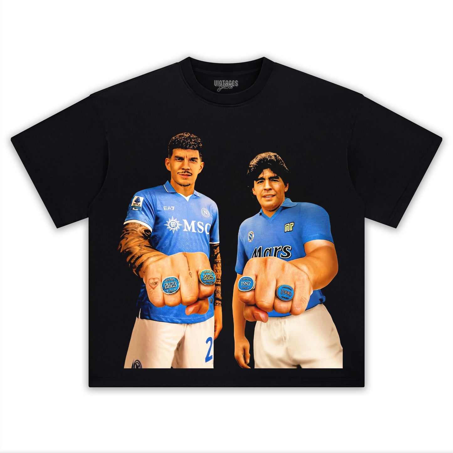 NAPOLI WIN 4TH SERIE A TITLE TEE V5
