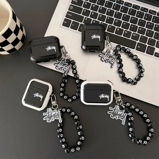 Streetwear Skateboard Eightball Charm AirPod Case