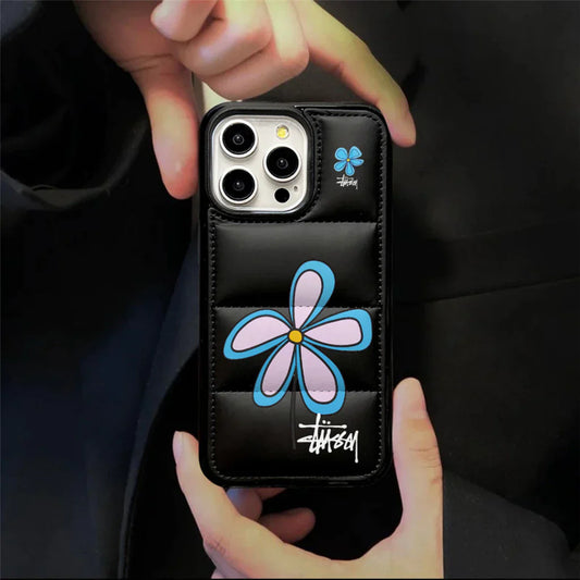 Streetwear Flower Puffer iPhone case