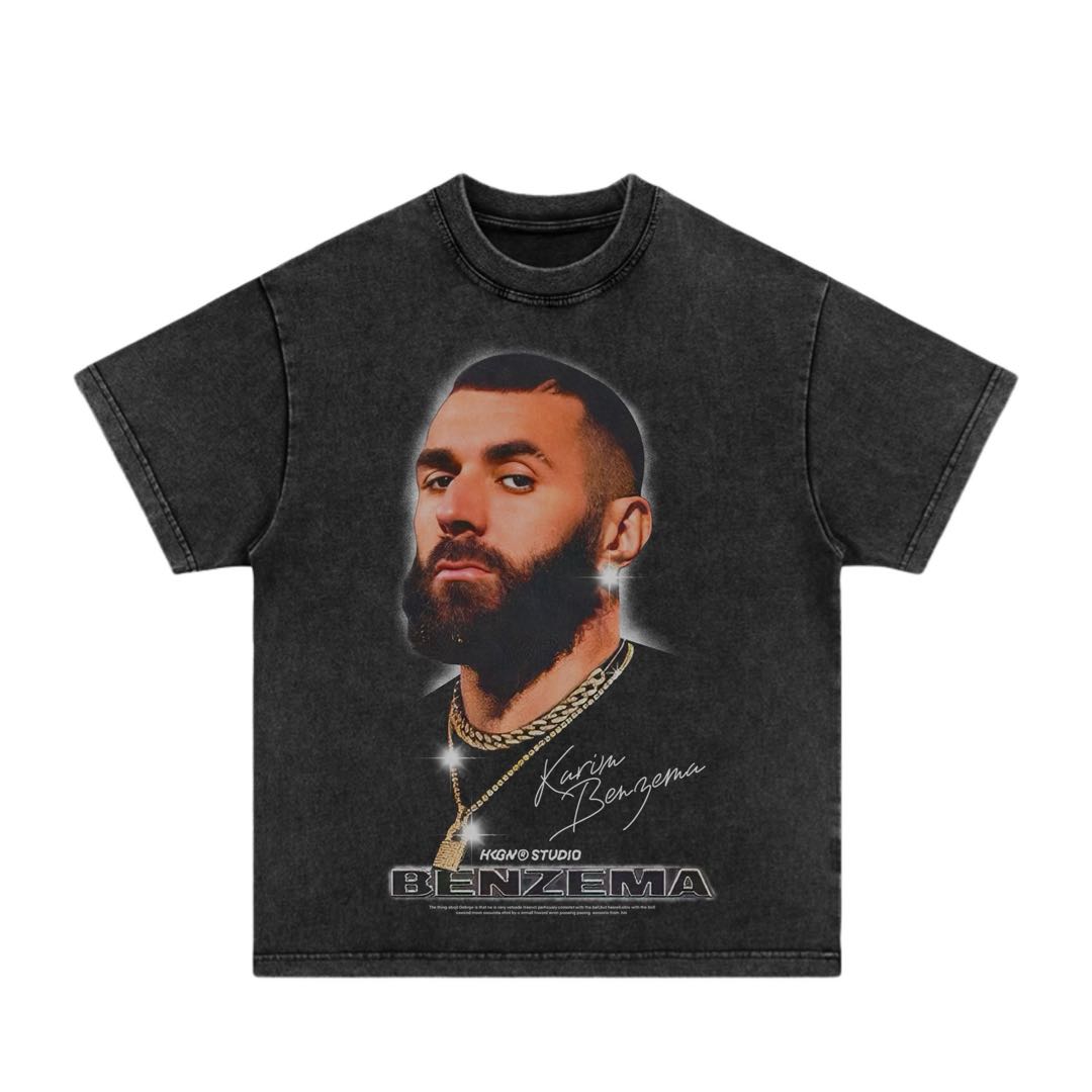 Karim Benzema  New-TEE-FACE-Football