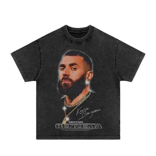 Karim Benzema  New-TEE-FACE-Football