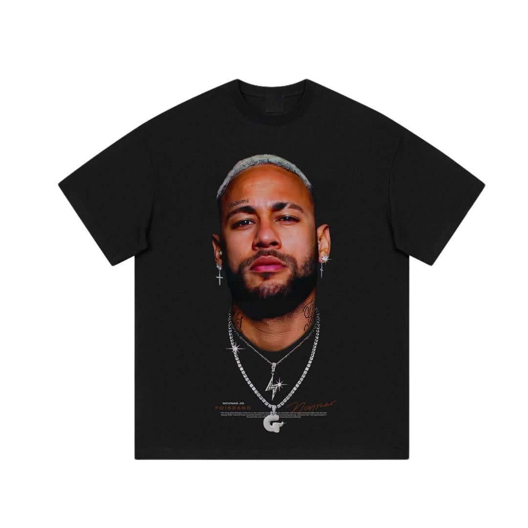 Neymar da Silva New-TEE-FACE-Football