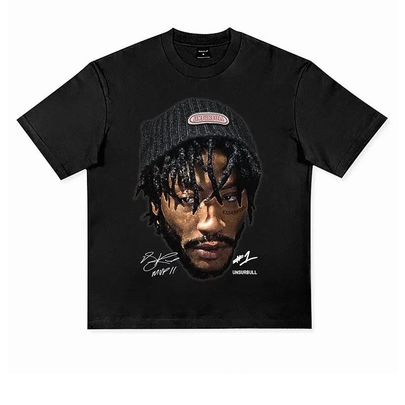 Derrick Rose  New-TEE-FACE-NBA 2025
