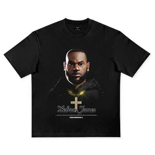 LeBron James  New-TEE-FACE-NBA 2025
