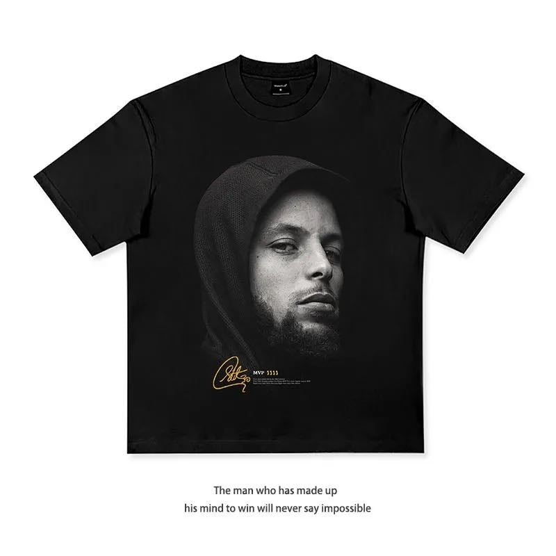 Stephen Curry  New-TEE-FACE-NBA 2025