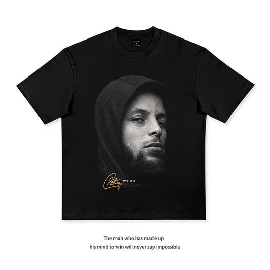 Stephen Curry  New-TEE-FACE-NBA 2025