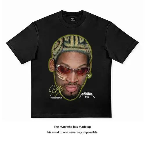 Dennis Rodman  New-TEE-FACE-NBA 2025