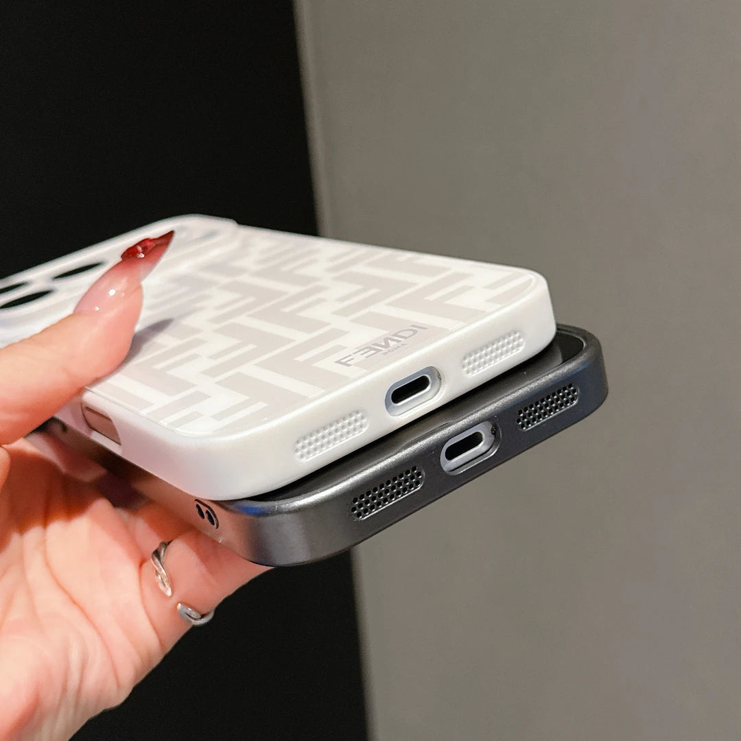 Luxury Pattern Shockproof iPhone Case with Camera Protection